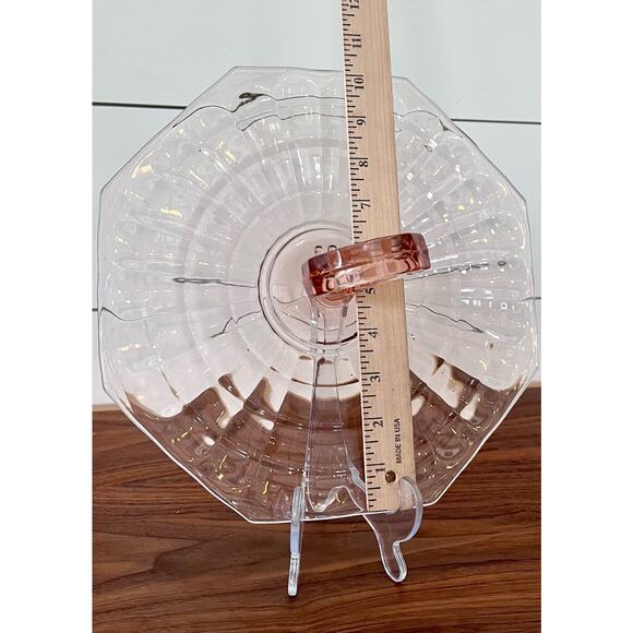 Center Handle Tray Block Optic Pink by Anchor Hocking 10.5" Replacement - Picture 11 of 11